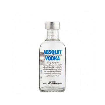 Vodca Absolut, 0.2L, 40% alc., Suedia